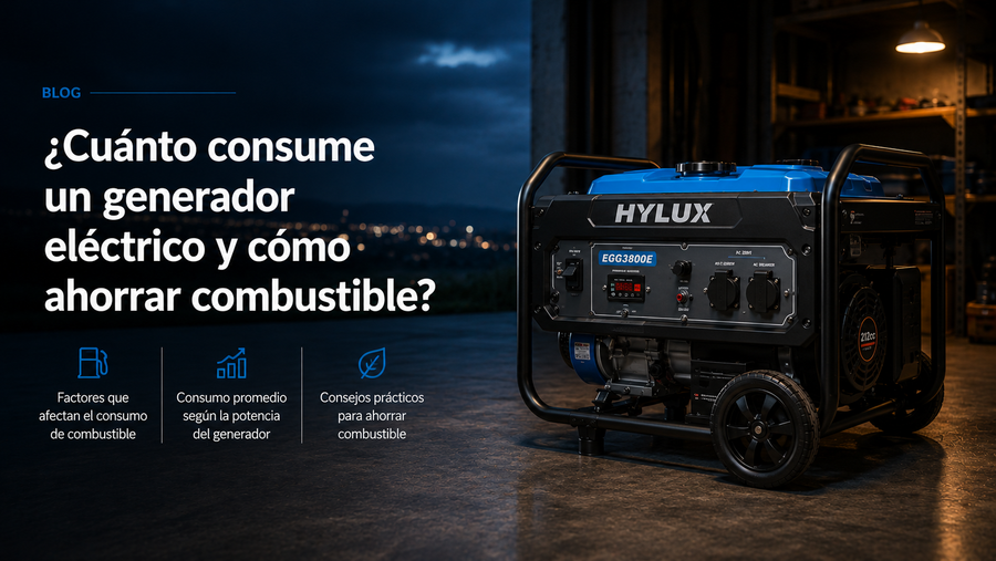 ¿Cuánto consume un generador eléctrico y cómo ahorrar combustible?