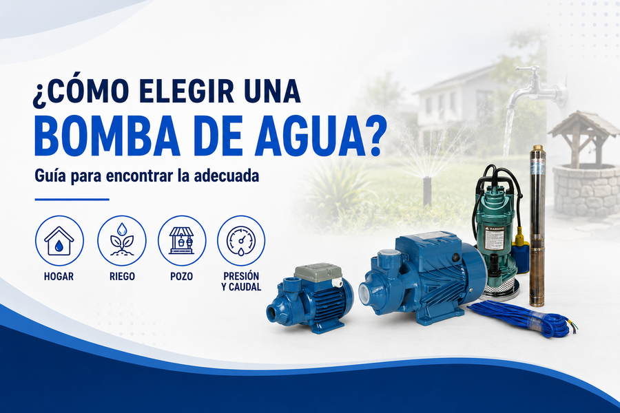 Cómo elegir una bomba de agua: guía completa para encontrar la adecuada