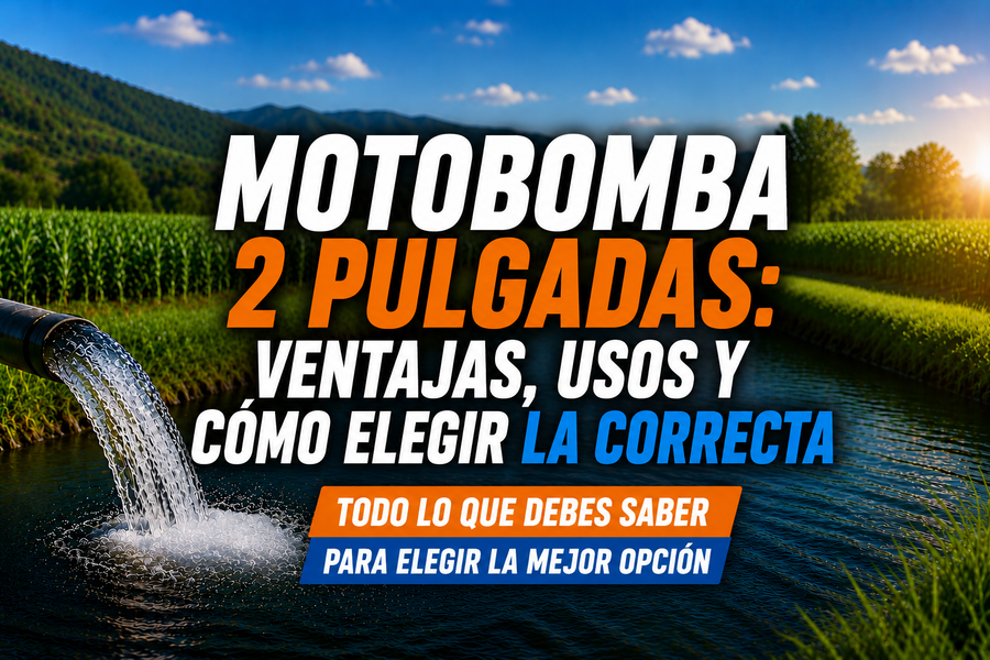 Motobomba 2 pulgadas: ventajas, usos y cómo elegir la correcta