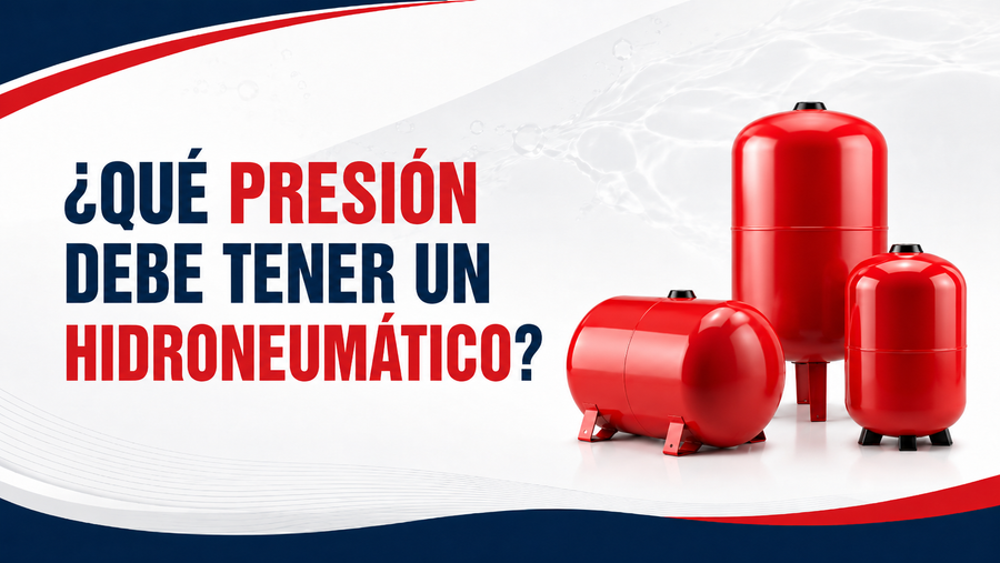 ¿Qué presión debe tener un hidroneumático?