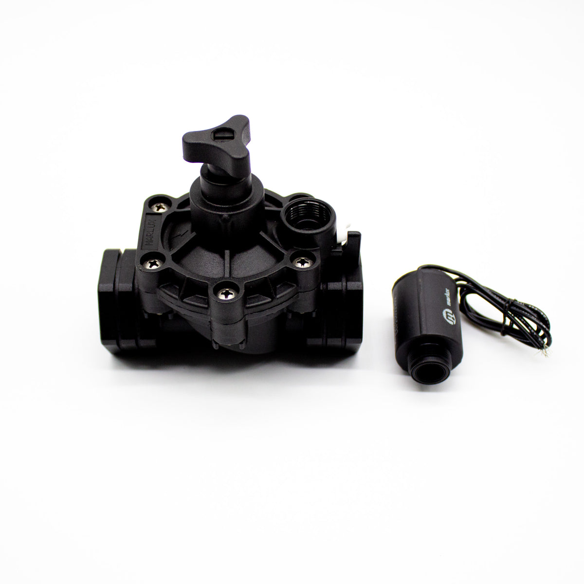 Válvula 24V – 2 Vías Prilux 1" con Control de Flujo