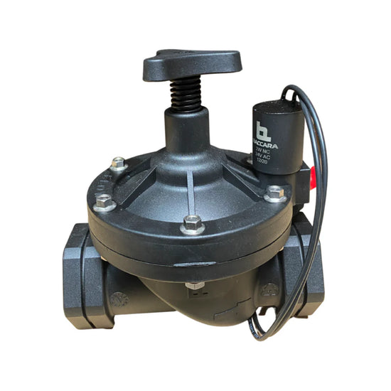 VALVULA 24 VOLT BACCARA 1 1/2" C/C FLUJO