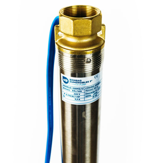 BOMBA POZO PROFUNDO 3SRM3/17 - 1 HP 220V - EDR