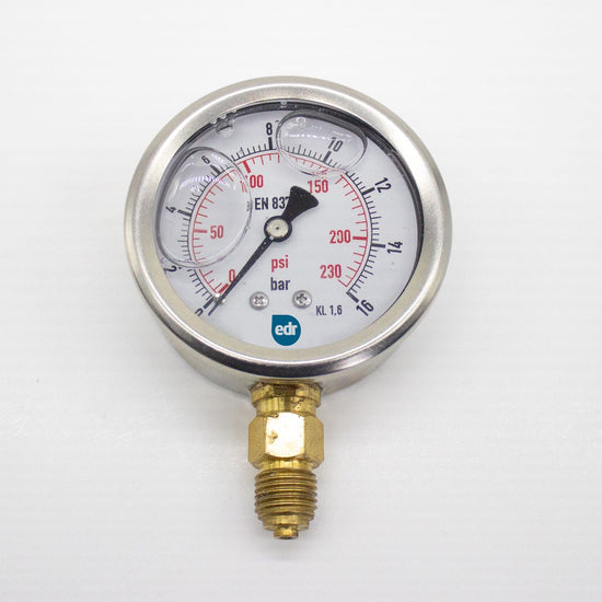 MANÓMETRO 63MM 0 - 16 BAR EDR