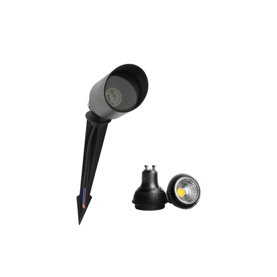 Foco Estaca Lux 5W – IP65 con Ampolleta GU10
