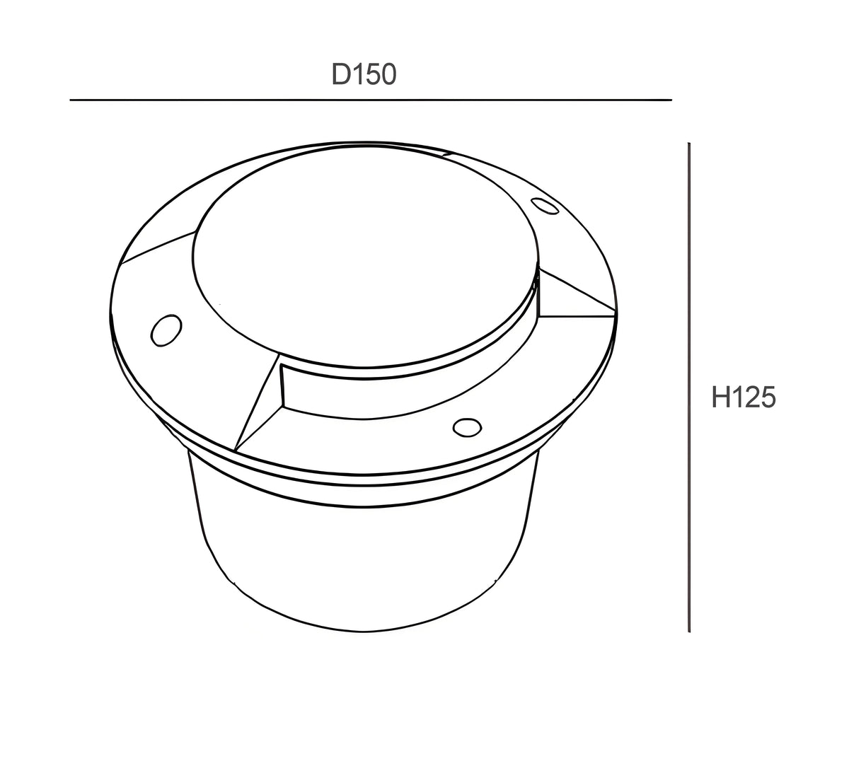 Foco Embutido Pivot LED 7W – Aluminio IP67 1 Rayo