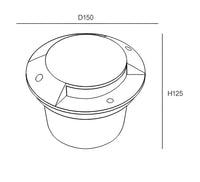 Foco Embutido Pivot LED 7W – Aluminio IP67 1 Rayo