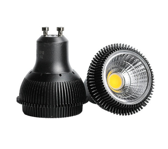 Ampolleta GU10 5W LED – IP54 Aluminio y Plástico