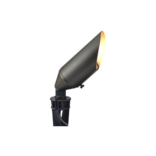 Foco Estaca 12V Exterior de Bronce con Ampolleta MR16 – IP65