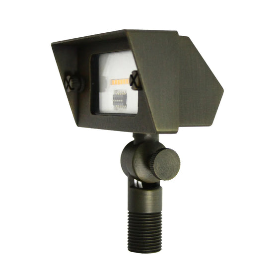 Foco Estaca Cuadrado LED 7W 12V – Bronce IP65 para Jardín