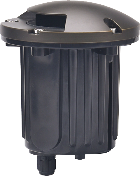 Foco Embutido 12V Exterior Bronce + Ampolleta MR16 – IP67