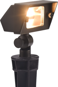 Foco Estaca Cuadrado LED 7W 12V – Bronce IP65 para Jardín