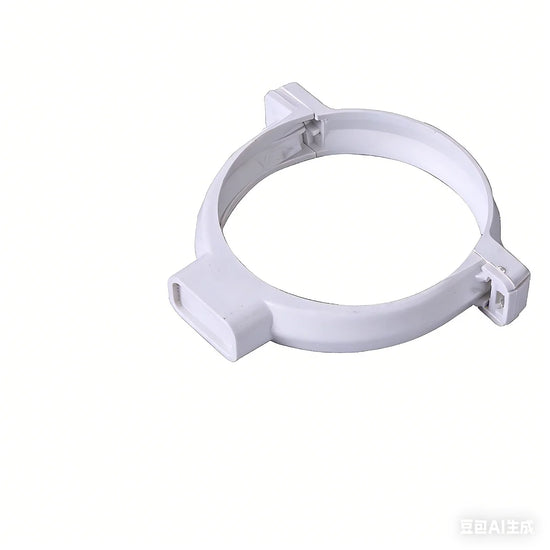 ABRAZADERA TUBO 80MM BAJADA CANALETA BLANCO