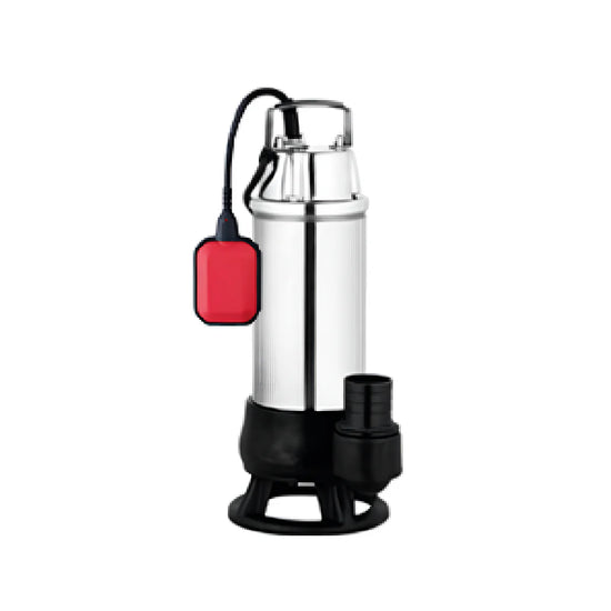 BOMBA SUMERGIBLE DE ACHIQUE CON TRITURADOR WQ1515 - 2 HP / 380V (TRIFÁSICA) - ACERO INOXIDABLE - SIN INTERRUPTOR DE NIVEL