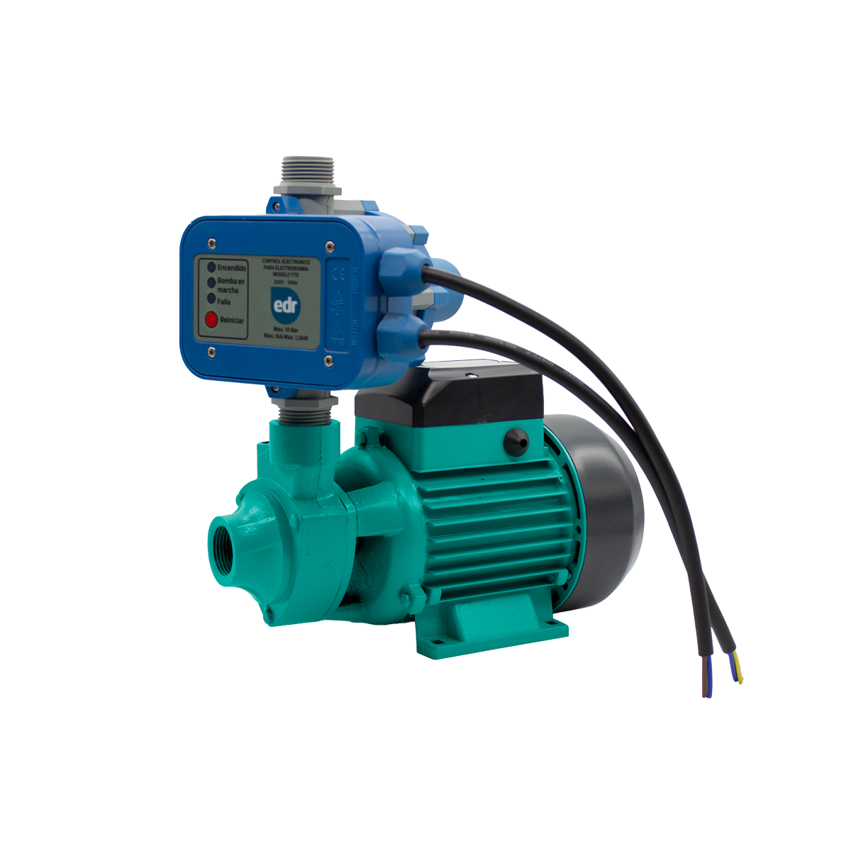 BOMBA PERFICA 0,75 HP MAS CONTROLADOR 2 HP