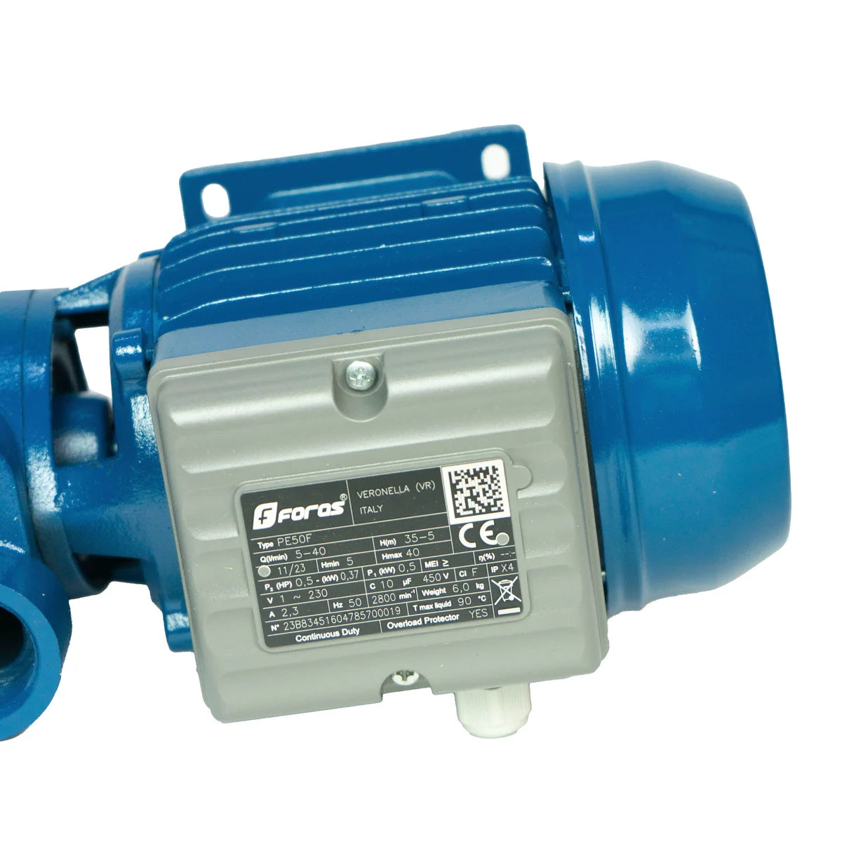 BOMBA PE 90 PERIFÉRICA 1" X 1" - 1 HP/220V - FORAS