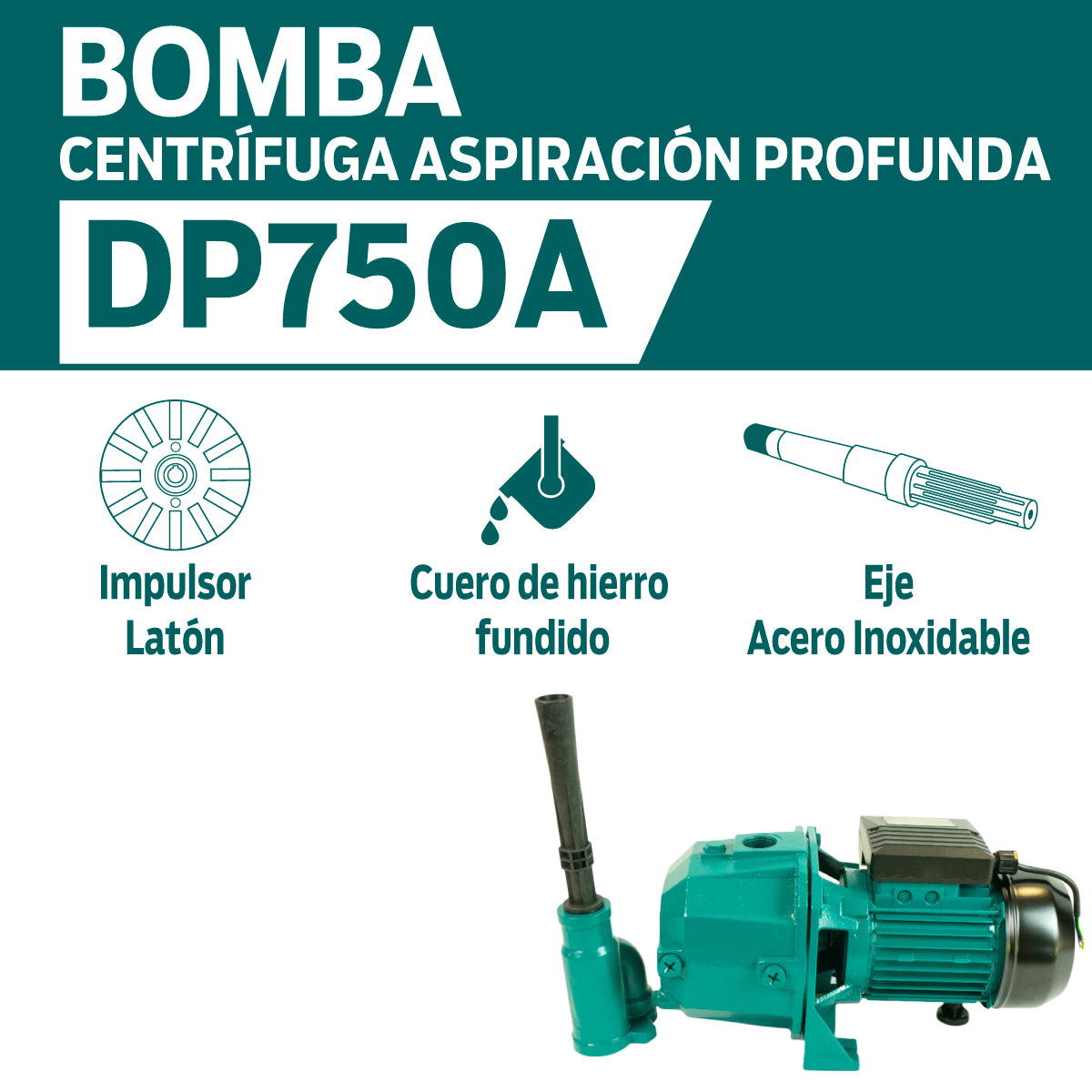 CARACTERISTICA BOMBA ASPIRACION PROFUNDA