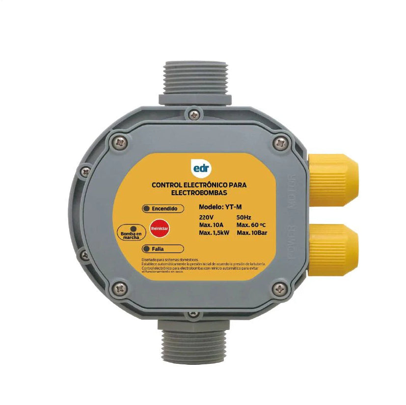 CONTROLADOR ELECTRONICO DE PRESION AMARILLO 2HP