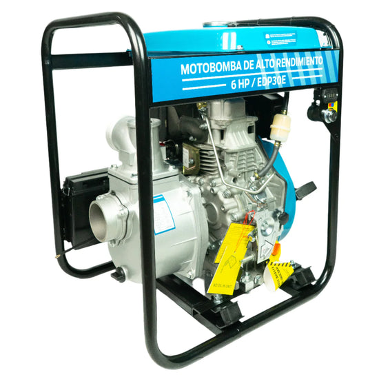 MOTOBOMBA ALTA PRESIÓN DIESEL EDHP30E - 3" - 13 HP - HYLUX