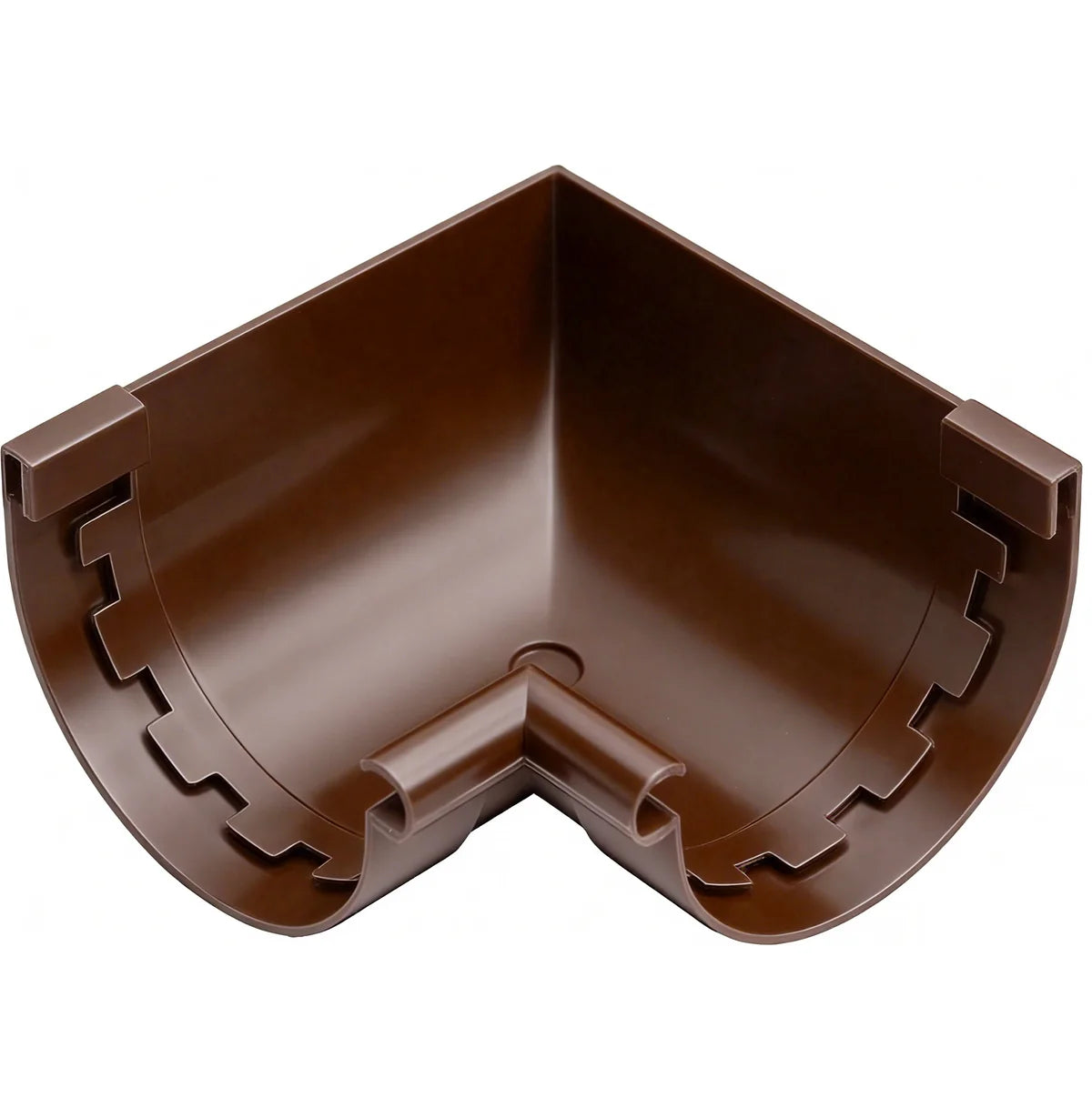 ESQUINERO CANALETA EXTERIOR INTERIOR MARRON P25