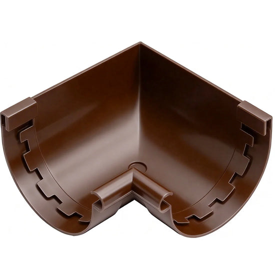 ESQUINERO CANALETA EXTERIOR INTERIOR MARRON P25