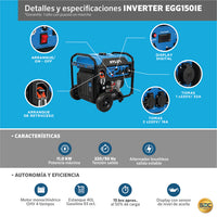 GENERADOR.INVERTER.10KVA.EGG160IE.CARACTERISTICAS