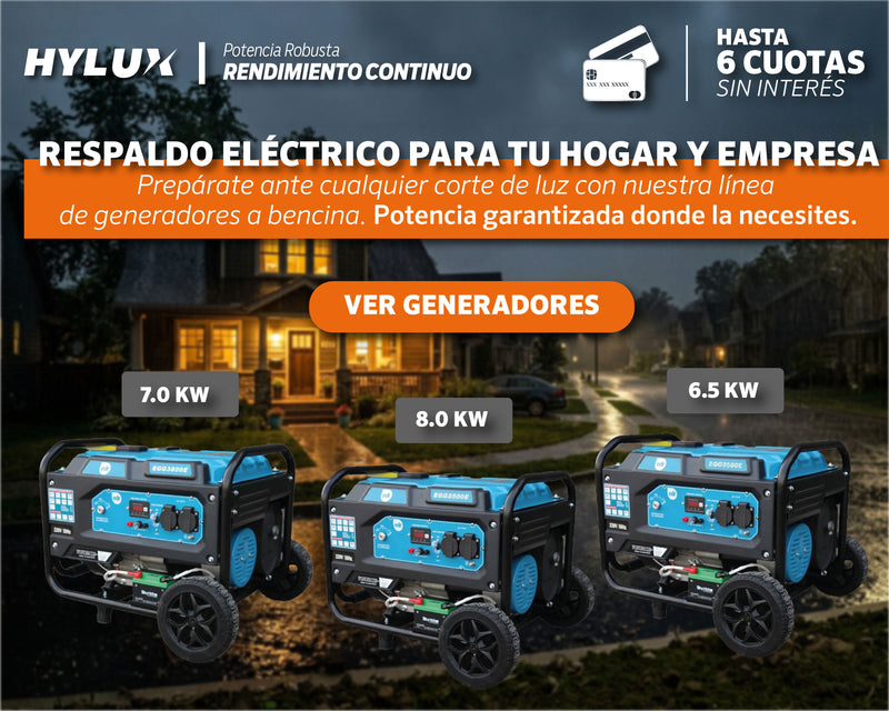 GENERADORES AVR GASOLINA HYLUX.
