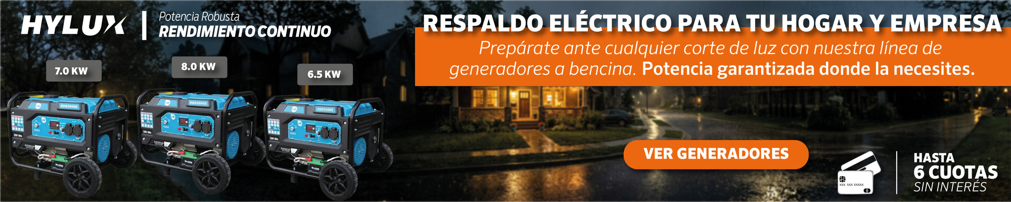 GENERADORES AVR GASOLINA HYLUX