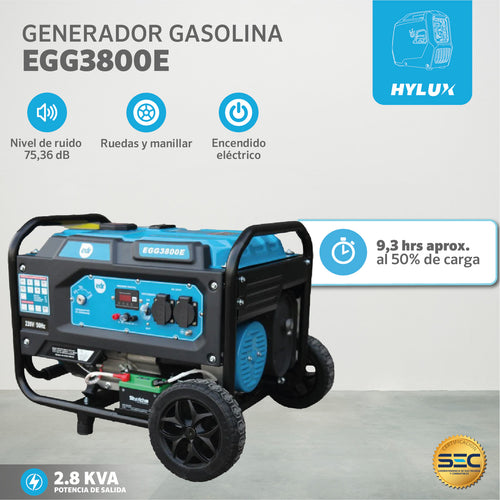GENERADOR GASOLINA HYLUX