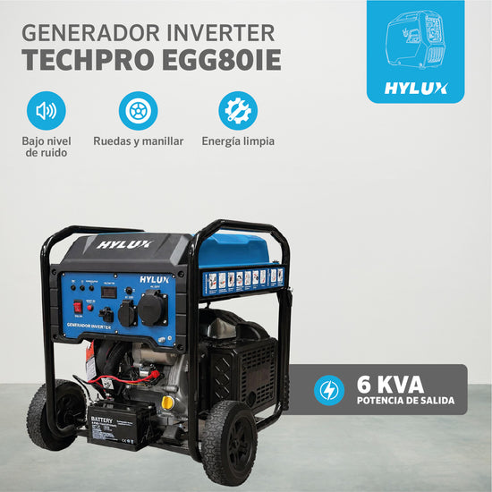 GENERADOR INVERTER EGG80IE 6KVA HYLUX IMAGEN