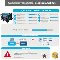 GENERADOR GASOLINA HYLUX