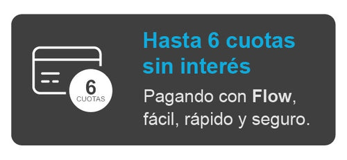 HASTA 6 CUOTAS SIN INTERES