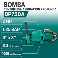 INFORMACION TECNICA BOMBA CENTRIFUGA ASPIRACION PROFUNDA