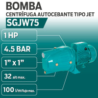 INFORMACION TECNICA BOMBA CENTRIFUGA AUTOCEBANTE TIPO JET