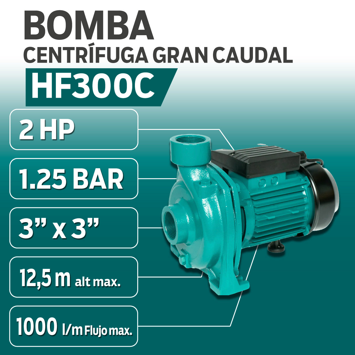 INFORMACION TECNICA BOMBA CENTRIFUGA GRAN CAUDAL