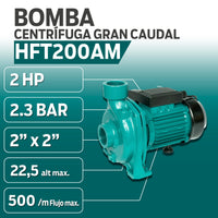INFORMACION TECNICA BOMBA CENTRIFUGA GRAN CAUDALHFT200AM