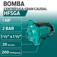 INFORMACION TECNICA BOMBA CENTRIFUGA GRAN CAUDAL HFSGA