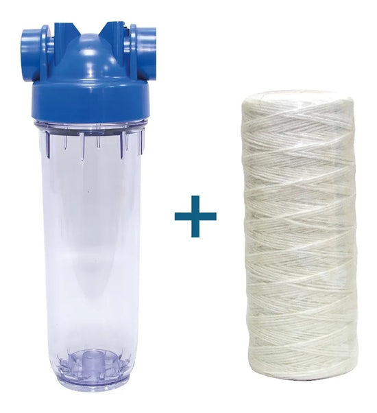 KIT CONTENEDOR MEDIANO 10" - CARTUCHO M HILO 10"