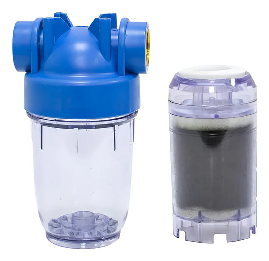 KIT CONTENEDOR PEQUEÑO 5" - CARTUCHO P CARBÓN ACTIVADO 5"