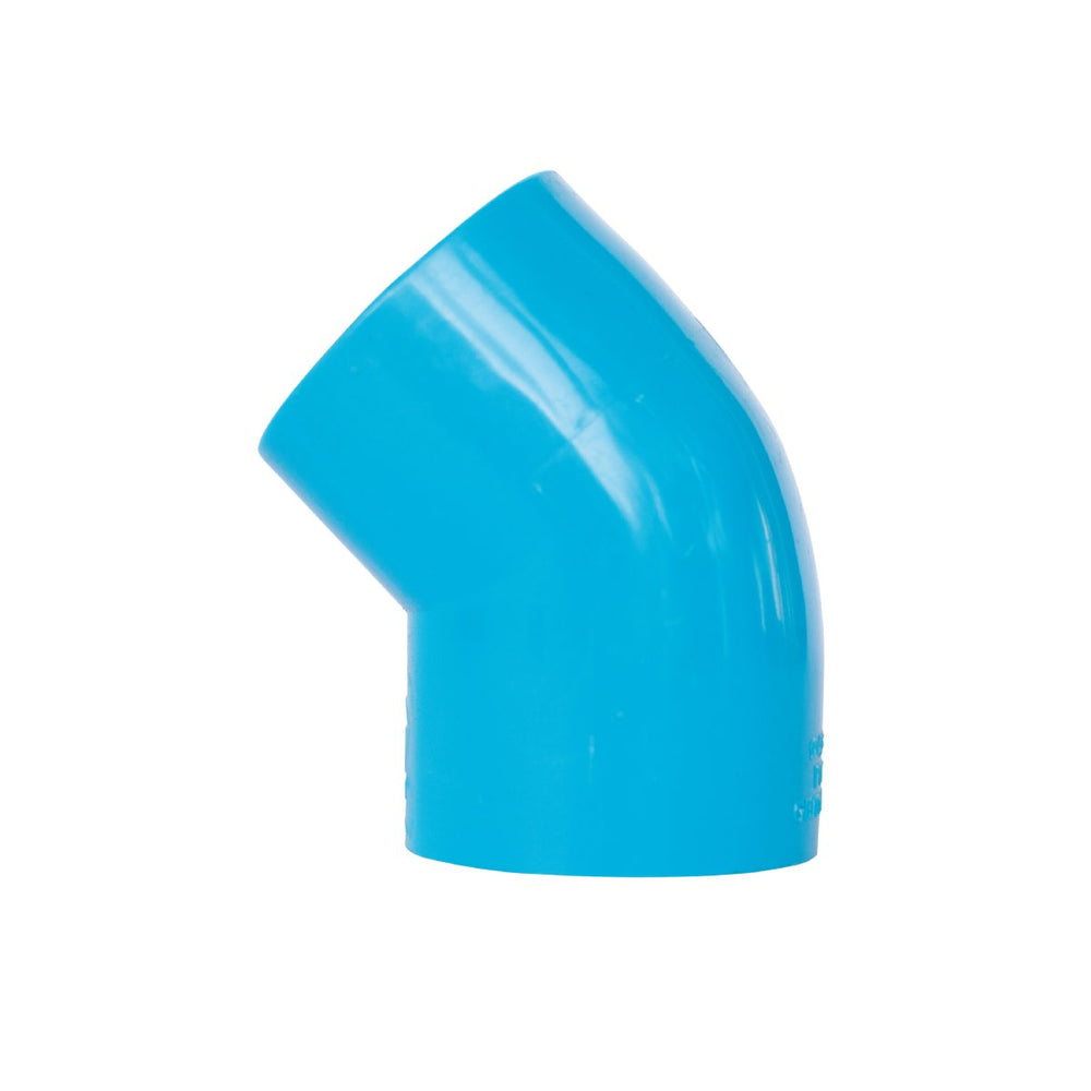 Codo PVC 45° | Fitting para Redes Sanitarias y Riego – Hidroshop Chile