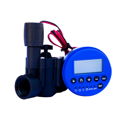 Programador Tuny a Batería 1 estación, 9 – 12 Volt DC con válvula CRB EDROP